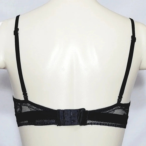 XS X-SMALL Calvin Klein QF1944 CK Black Obsess Unlined Triangle Wire Free Black - Picture 4 of 11